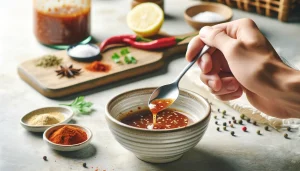 Taste the marinade and adjust the salt, lemon juice, or chilli powder according to your preference