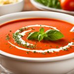 Cream of tomato soup
