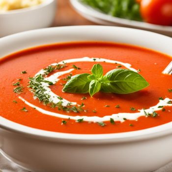 Cream of tomato soup