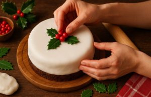 How to Decorate a Traditional British Christmas Cake?