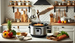 Mix everything together in the slow cooker, making sure all the ingredients are well combined