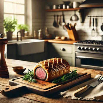 Remove from the oven and let it rest for a few minutes before slicing