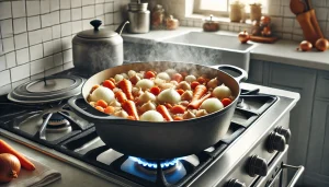 Sautéing the Vegetables