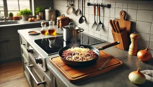 Start by cooking the onion until it's lightly browned