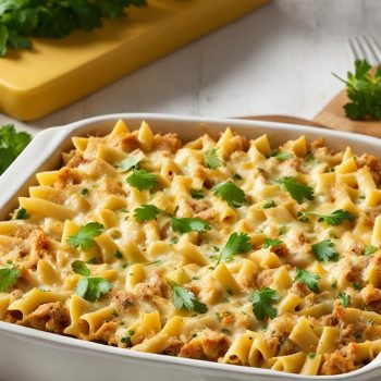 creamy tuna pasta bake