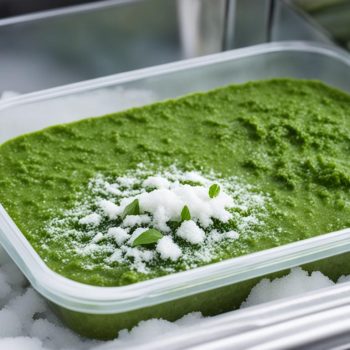 freezing pesto