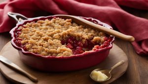 rhubarb crumble recipe