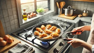 Add the chicken pieces to the pan and cook until golden brown and cooked through