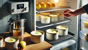 Allow the posset to cool to room temperature, then transfer it to the refrigerator to chill for a minimum of 3 hours