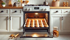 Remove the biscuits from the oven and allow them to cool completely.