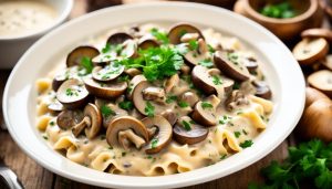 mushroom stroganoff recipe
