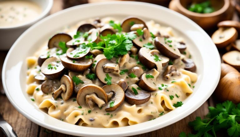 mushroom stroganoff recipe