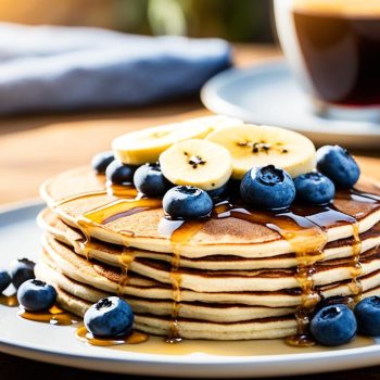 protein pancakes with toppings