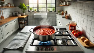 Add the tomato paste to the pot and cook for 2 minutes