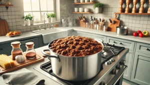 Bring the mixture to a simmer,