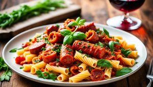 chorizo pasta recipe
