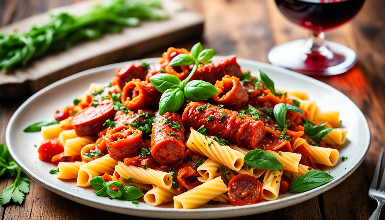 chorizo pasta recipe