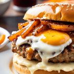 juicy ground pork burger