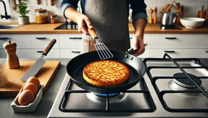 To flip the rosti, you can either use a large plate