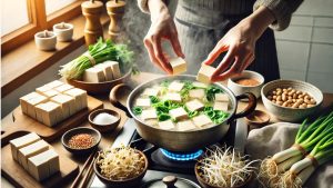 Add Tofu and Soybean Sprouts