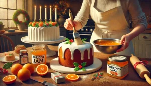 Decorating Delia Smith’s Christmas Cake