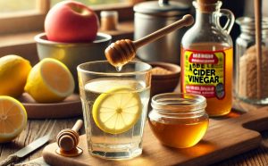 4. Add 1 tsp of raw honey or apple cider vinegar if desired.