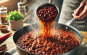 Add drained kidney beans and cook for an additional 10 minutes