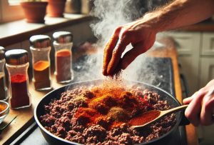 Stir in spices and cook for 2 minutes