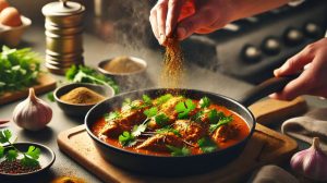 Finish with garam masala