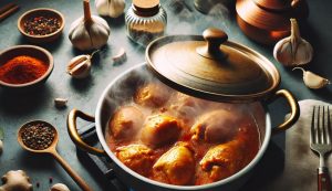 Reduce the heat and cover the pan,