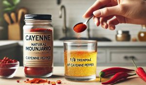 Sprinkle in teaspoon of cayenne pepper.
