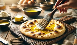 Brush with melted butter