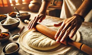 Gently roll again to flatten