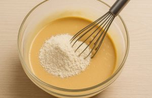 Mix the Egg Yolk Batter