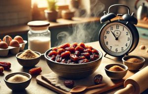 Soak the chopped dates