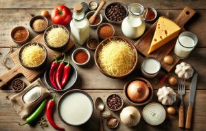 Ingredients for Chipotle Queso Recipe