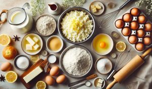 Ingredients for Ricotta Cake Recipe